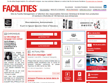 Tablet Screenshot of facilities.fr